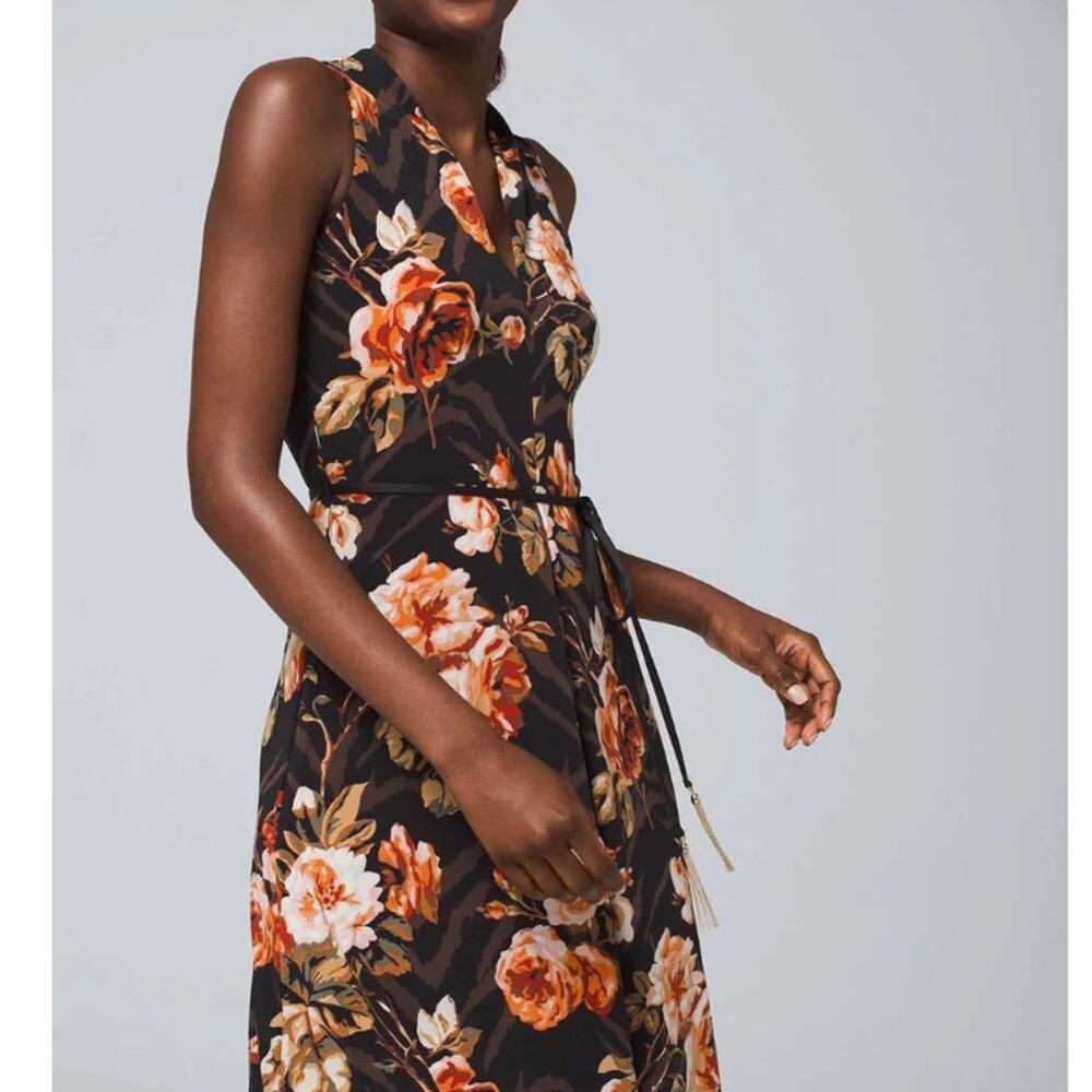 WHBM Petite Little Knit Dress in Floral Print - XXS